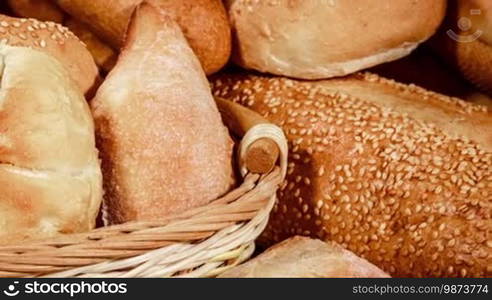 Breads and baked goods close-up