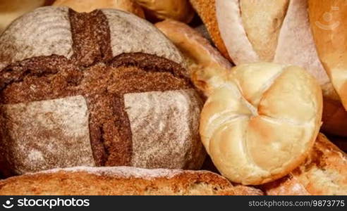 Breads and baked goods close-up