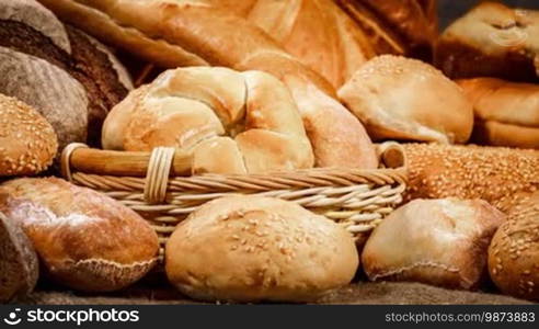 Breads and baked goods close-up