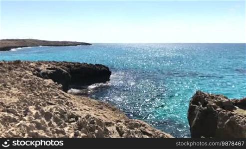 Coast of the Mediterranean sea near Ayia Napa in Cyprus