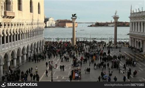 Crowd in St. Mark square