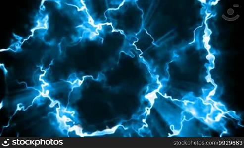 Electric abstract background (seamless loop)