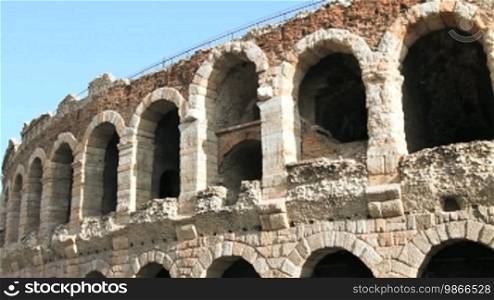 Facade of the Arena in Verona