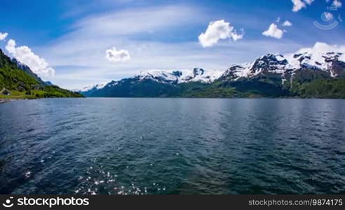 Farm salmon fishing in Norway