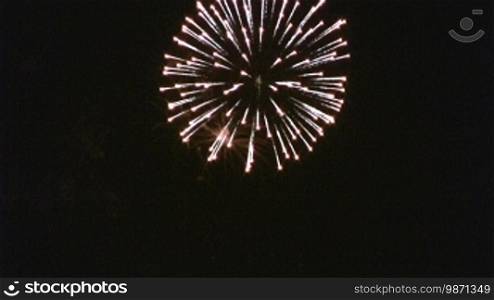 Feuerwerk über Santanna