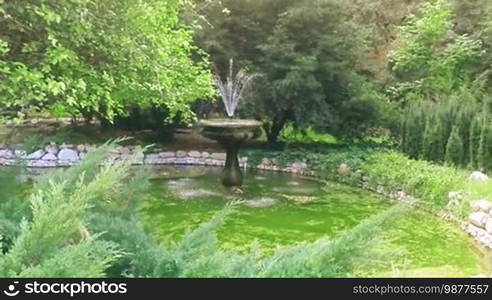 Fountains in Central Park, Plovdiv, Bulgaria