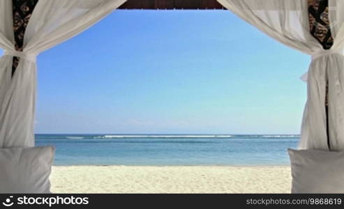 Gazebo on the beach zoom