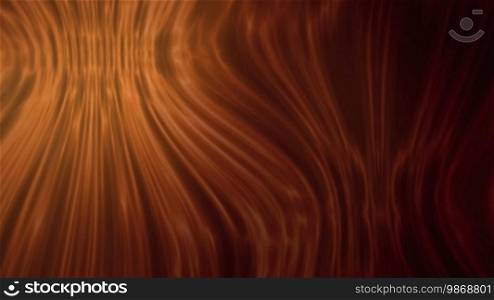 High definition animated background loop of abstract, golden, liquid chrome.