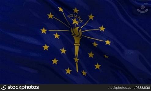 Indiana State Flag Loop