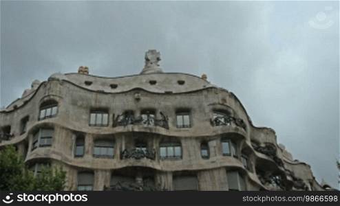'La Pedrera' (Steinbruchhaus) by Gaudi, in Barcelona