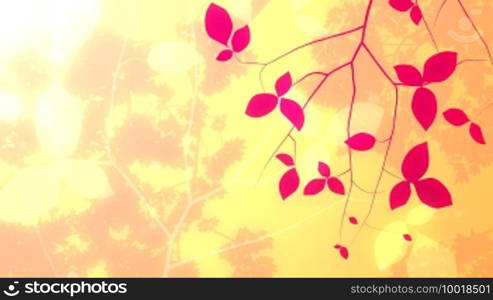 Leaves and branches grow into this multilayered background depicting an abstract spring/summer sky. Lens flares and soft particle effects add to the sunny atmosphere. HD 1080p quality 29.97fps.