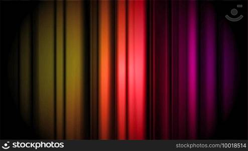 Looping abstract lighting spectrum of color, similar to the Northern Lights, Aurora. An exciting, artistic, colorful, abstract, mystical background.