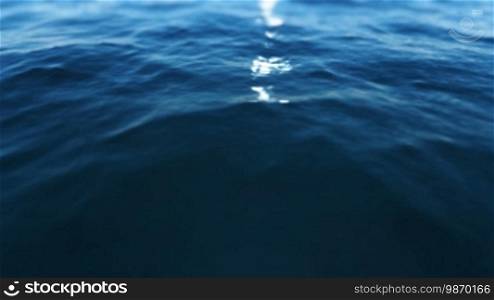 Ocean - CG looped water level animation