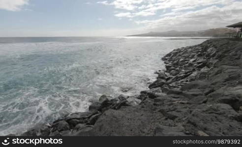 Ocean view at Caleta de Fuste, Fuerteventura, Spain