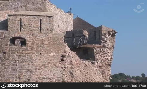 Old fortress (tower damage 02.08.2011), Kamianets-Podilskyi, Ukraine