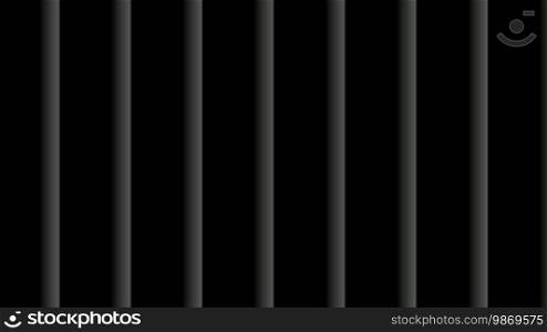 On a black background, the blinds open and gradually become a white background.