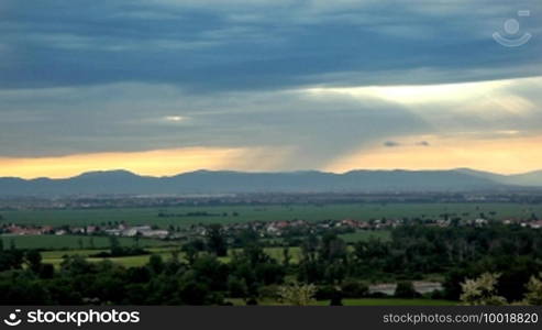 Panorama in time-lapse