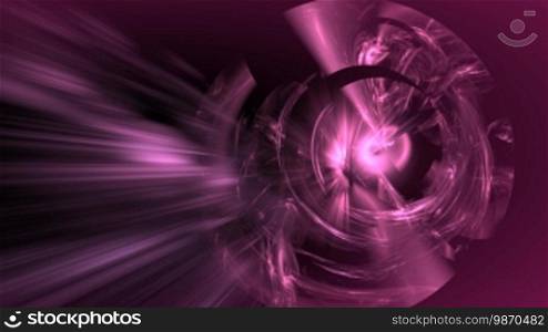 Particle motion background. Loop