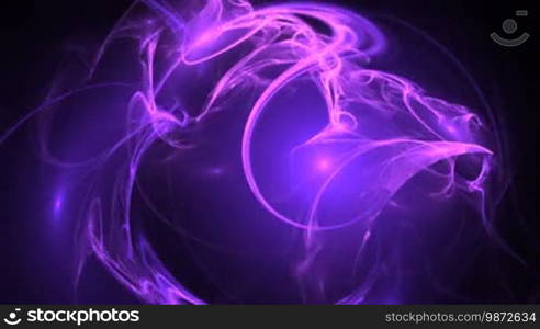 Particle motion background. Loop