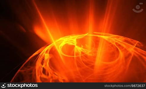 Particle motion background. Loop