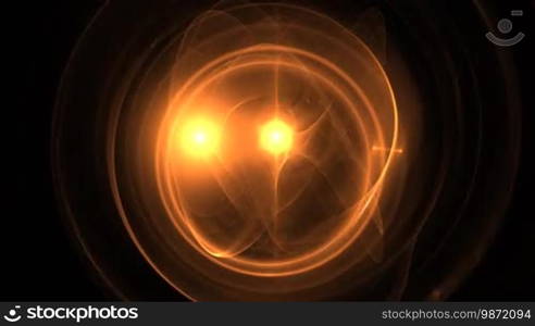 Particle motion background. Loop with alpha channel