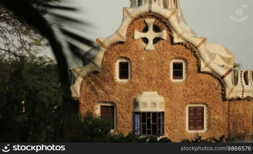 Pförtnerhaus, im Park Güell, Barcelona