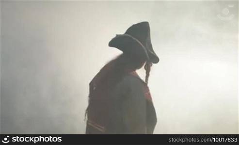 Pirate goes to the fog.