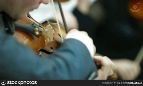 Playing Violin and Cello at Concert or Reception
