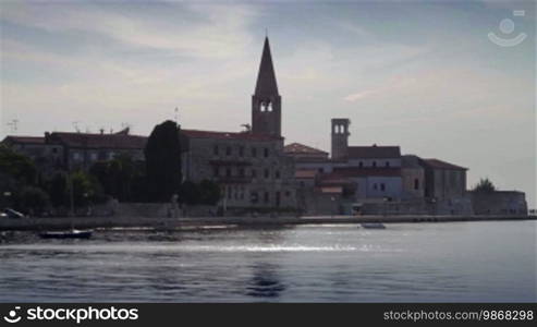 Porec, Croatian coastline. Porec is one of the most popular tourist destinations in Croatia.