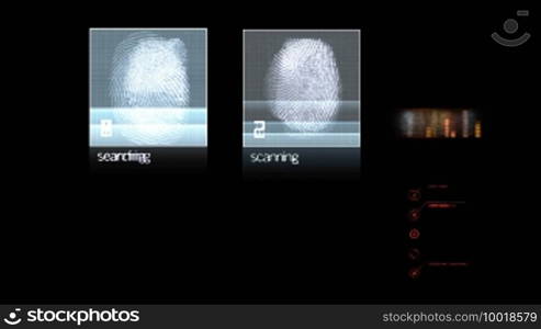 Radar scan or examination screen display