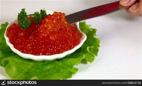 Red Caviar, Closeup
