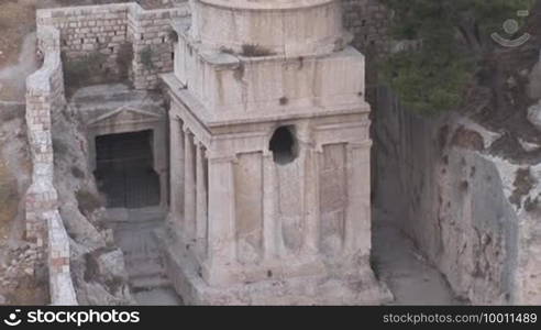 Store scrolls in Jerusalem cemetery