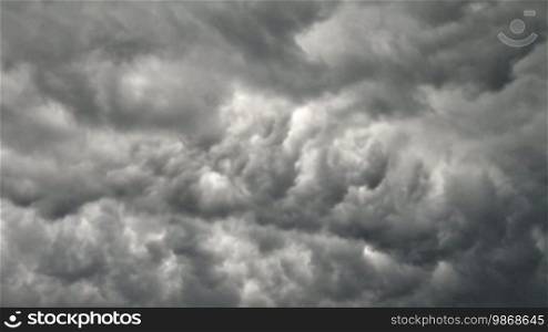 Stormy sky time lapse