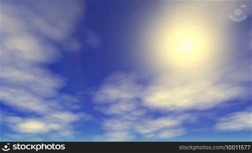 Sunny sky time lapse (seamless loop)