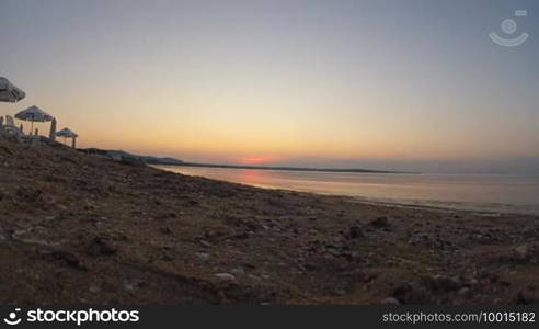 Sunset on the beach