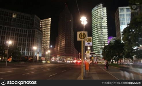 Time lapse in Potsdamer Platz, Berlin