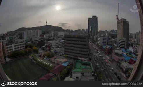 Timelapse of city life in Seoul, South Korea