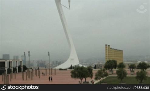 Torre Telefonica on the Olympic grounds in Barcelona