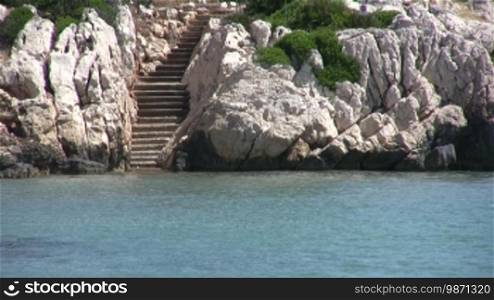 Treppe ins Meer