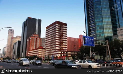 Urban scenery of Beijing, China.