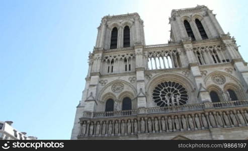 West facade, Notre Dame in Paris