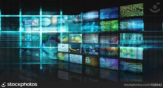 Video Streaming Entertainment Technology as a Concept. Video Streaming Entertainment