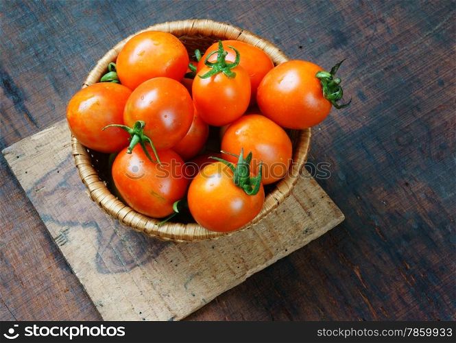 Vietnam agricultural product, closeup of fresh tomato in red, tomatos is nutrition, organic fruit, rich vitamin, carotene, lycopene, healthy food, frequently used can prevent breast cancer risk