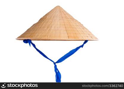 vietnam hat isolated on the white background.(clipping path included)