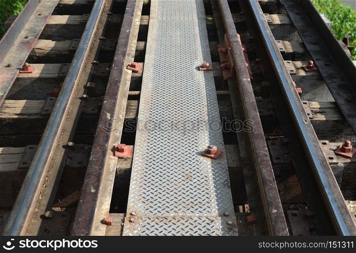 view above of railway in Thailand