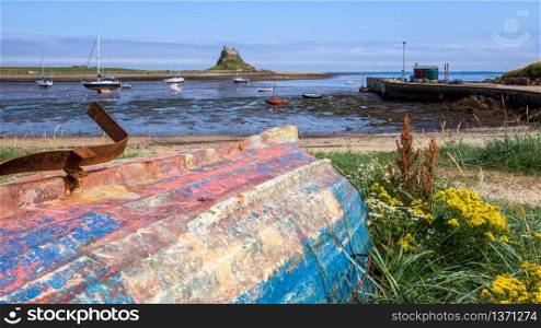View across the Bay towards Lindisfarne