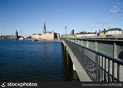 View at Stockholm city in Sweden