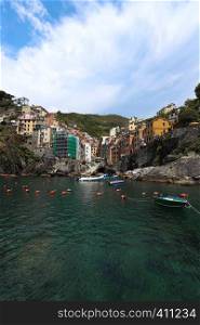 view at the Cinque Terre, italy