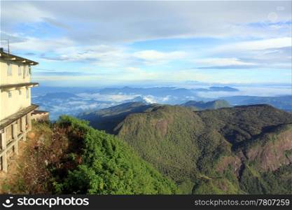 View from Adam&rsquo;s Peak near monastery, Sri Lanka