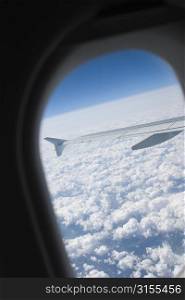 View from aeroplane window